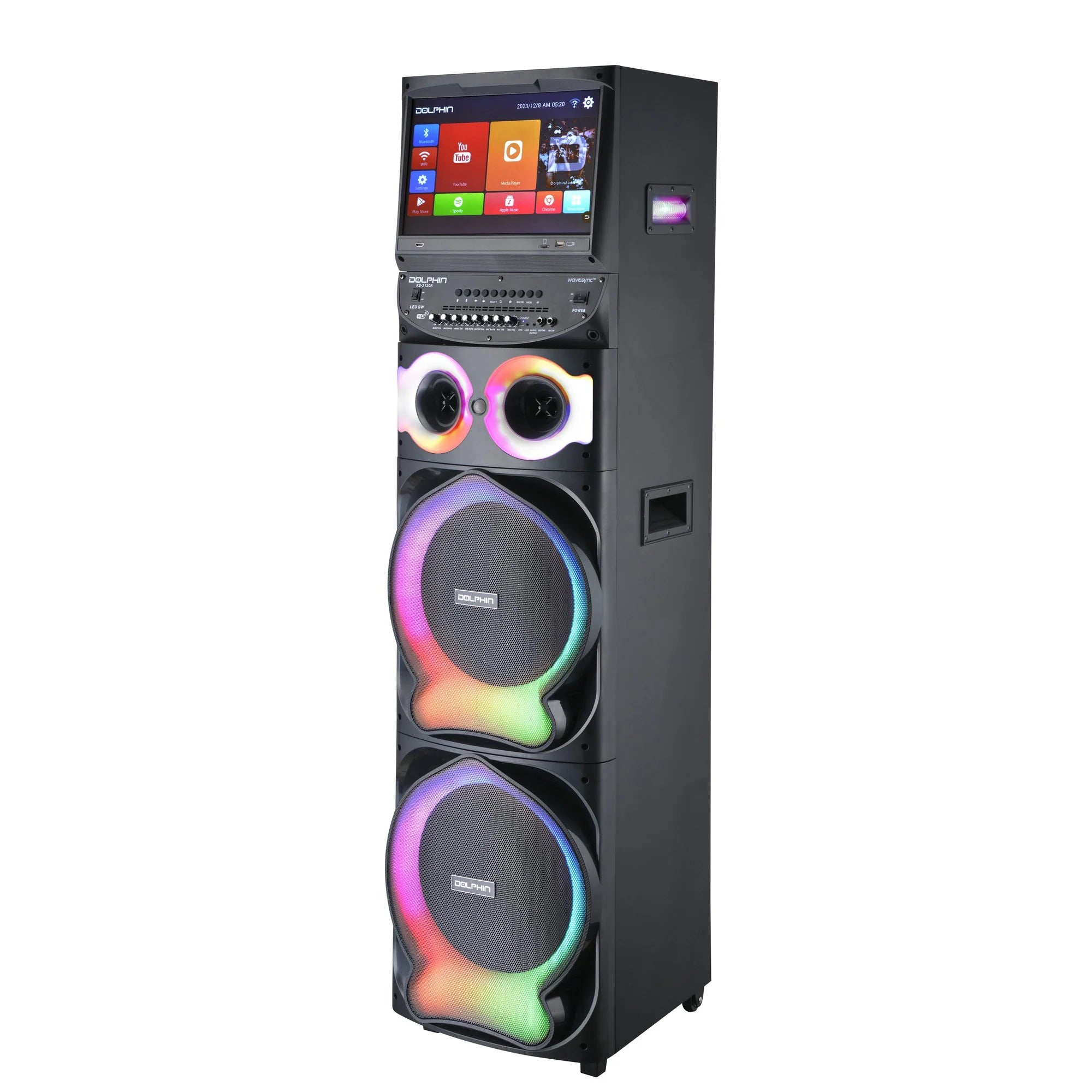 Aquarius – Dolphin Tune【12inch】新品未使用 Dolphin SP-3112RBT 40W 12” Portable Bluetooth Speaker with LED