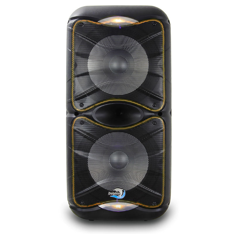 SP-212RBT Subwoofers with Trolley Handle and Neon Lights