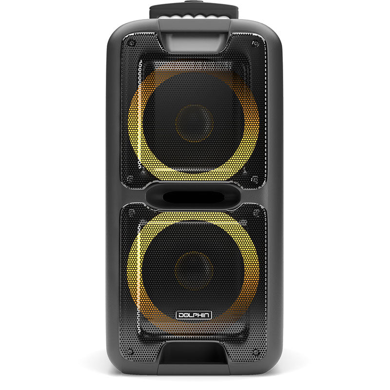 LX90: Large Handheld High Power Speaker with Microphone - Portable