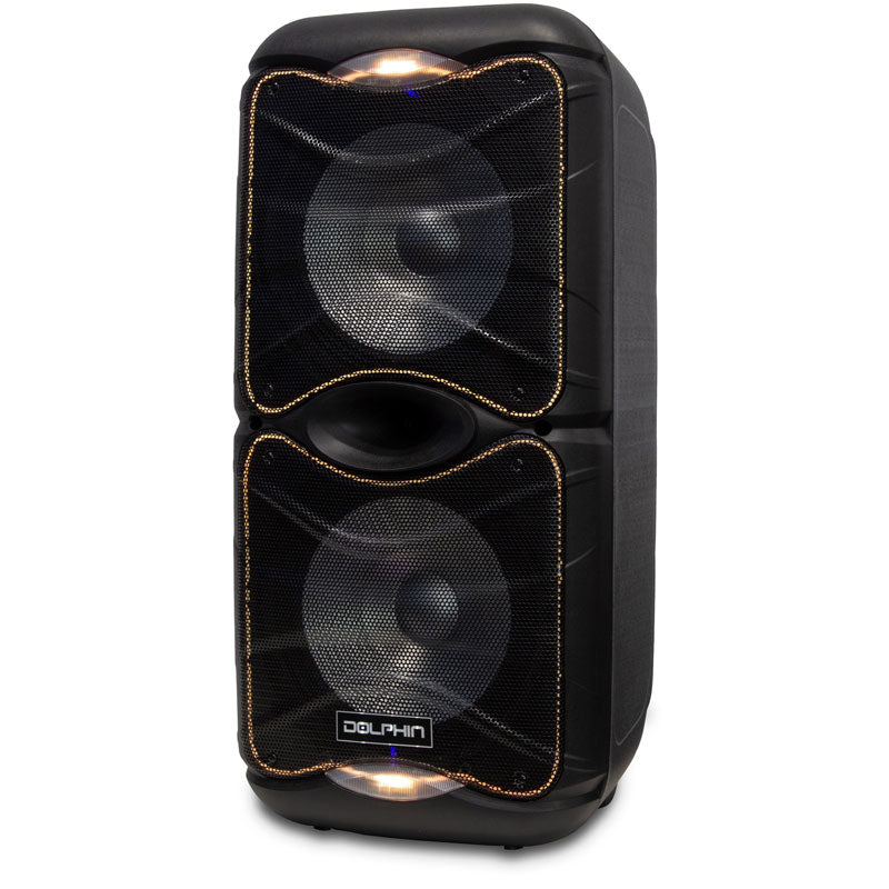 Dolphin BoxParty 212: Portable Bluetooth Party Speaker with Lights