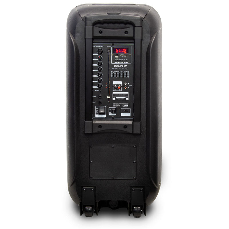 SP-212RBT Subwoofers with Trolley Handle and Neon Lights