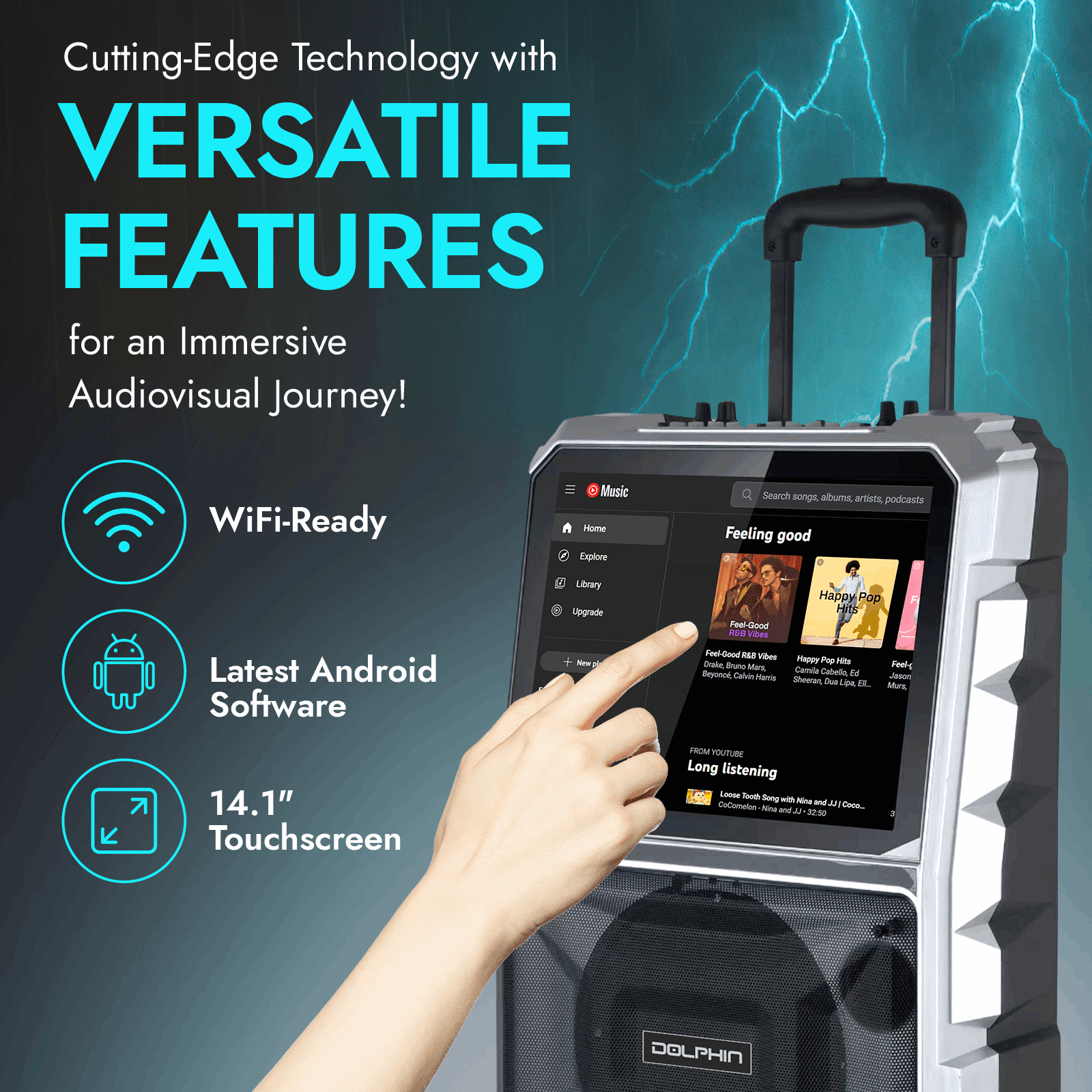 KB-85R Karaoke Speaker