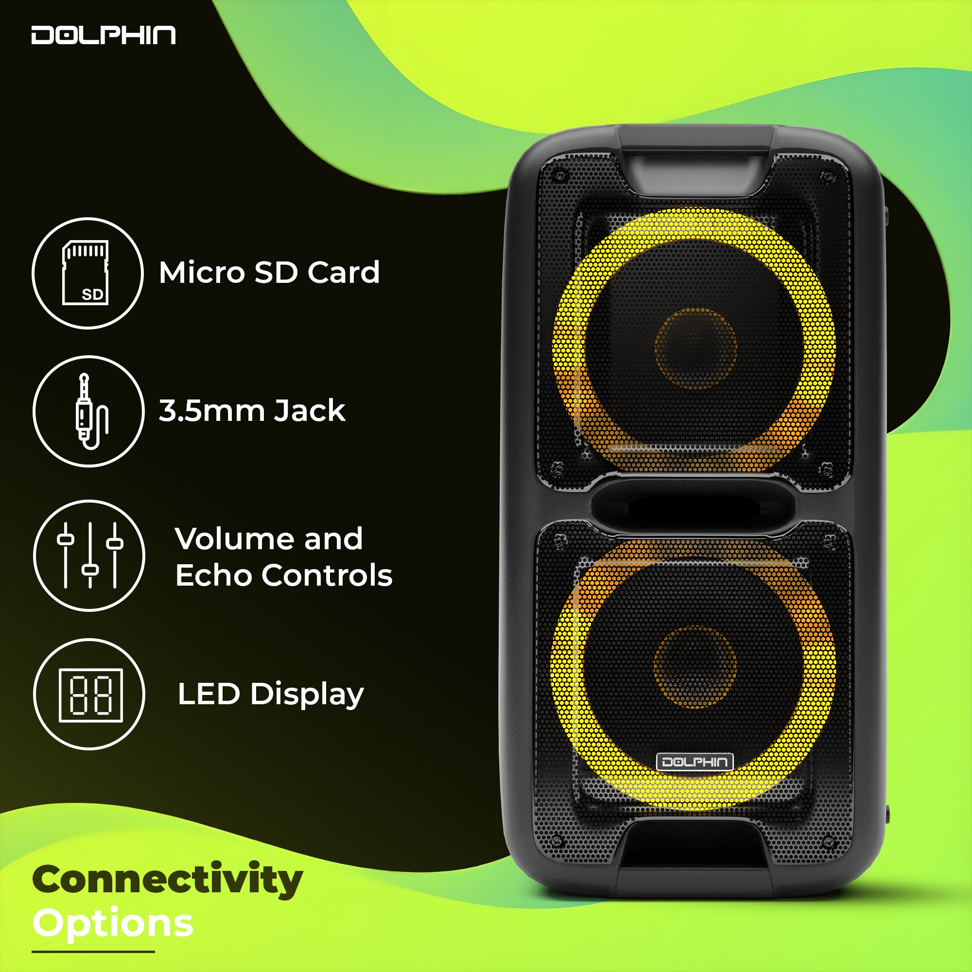 Dolphin BoxParty 2100: Speaker Party | Portable Bluetooth Speaker