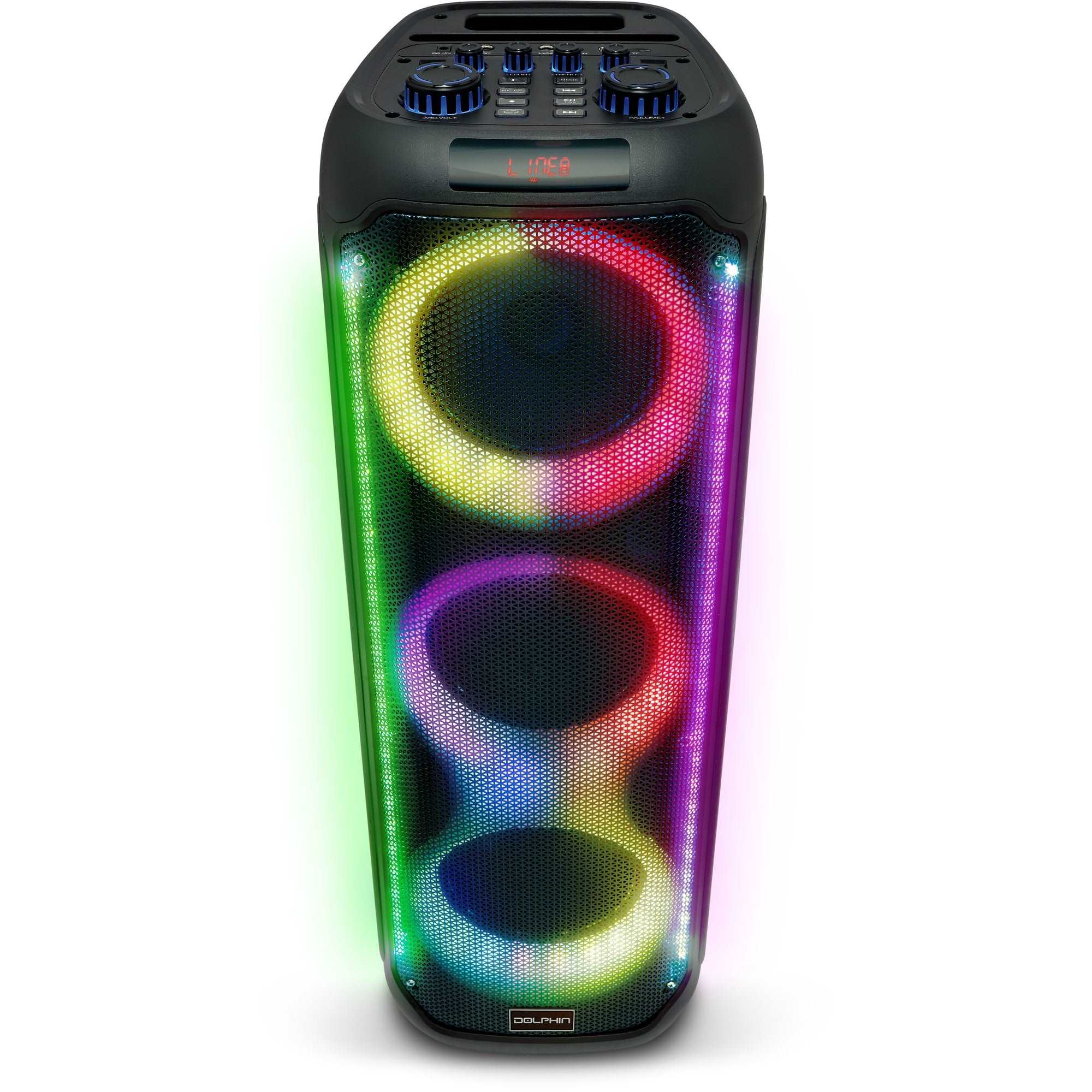 KP-380: Unleash the Party Vibes with this Large Bluetooth Tower Speaker ...